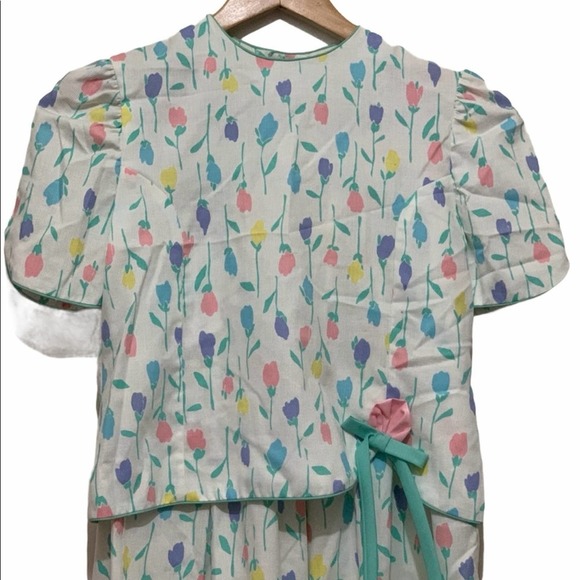 Funtasia! Too Dallas Girls Tulip Print Top and Skirt Set 14 - Picture 3 of 12